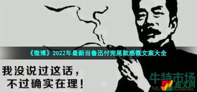 双十一尾款人鲁迅付完尾款会有什么感慨 微博2022年最新当鲁迅付完尾款感慨文案大全